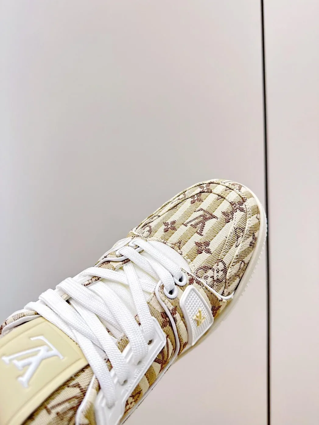 Louis Vuitton Retro Basketball Sneakers Cream