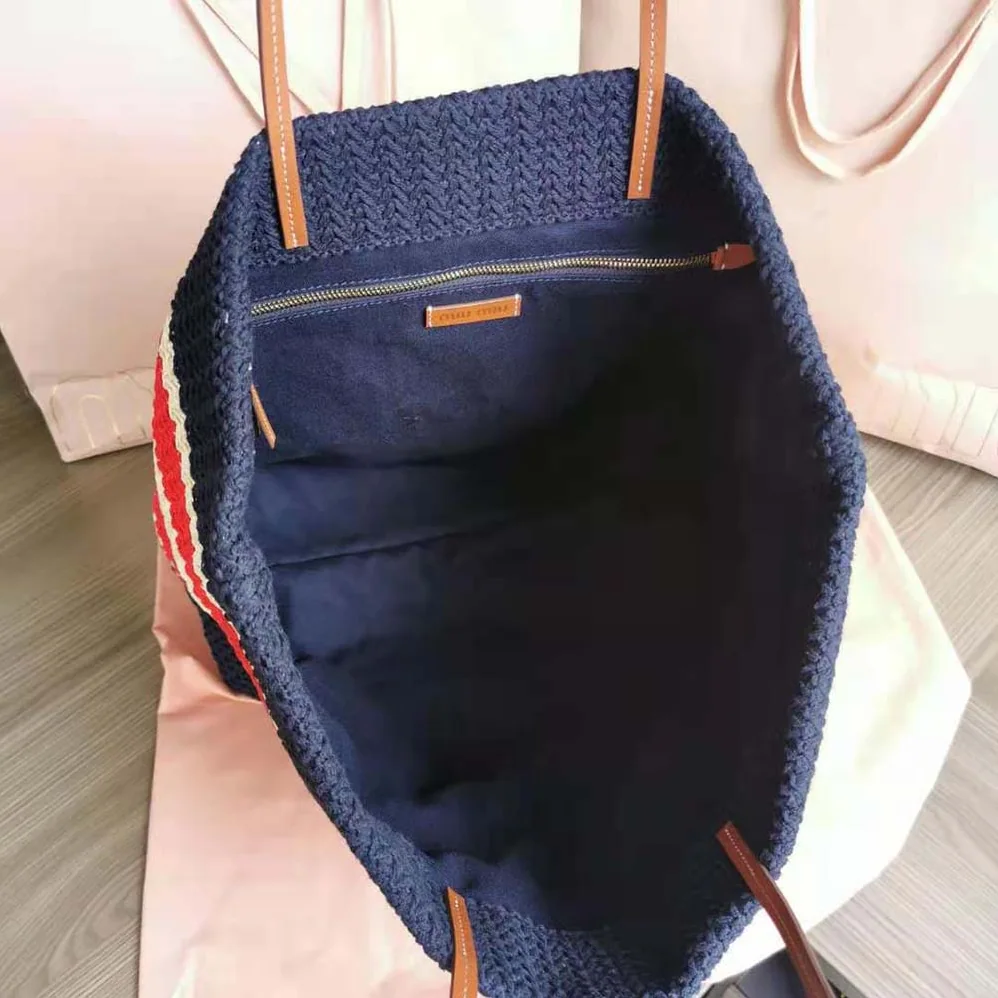 Miu Miu Woven Fabric Tote Bag for Women in Black Miu Miu Woven Fabric Tote Bag for Women in Black