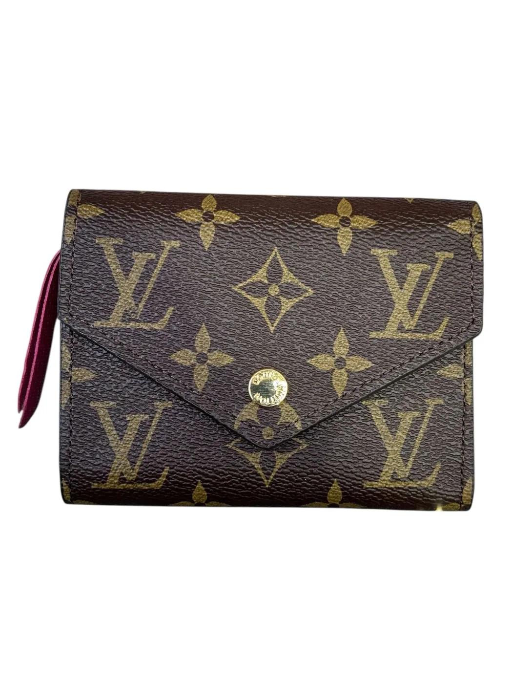 Victorine Wallet Burgundy Monogram Canvas