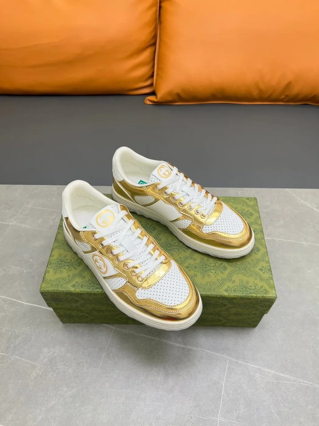 Gucci Mac80 Sneaker Gold Gucci Mac80 Sneaker Gold
