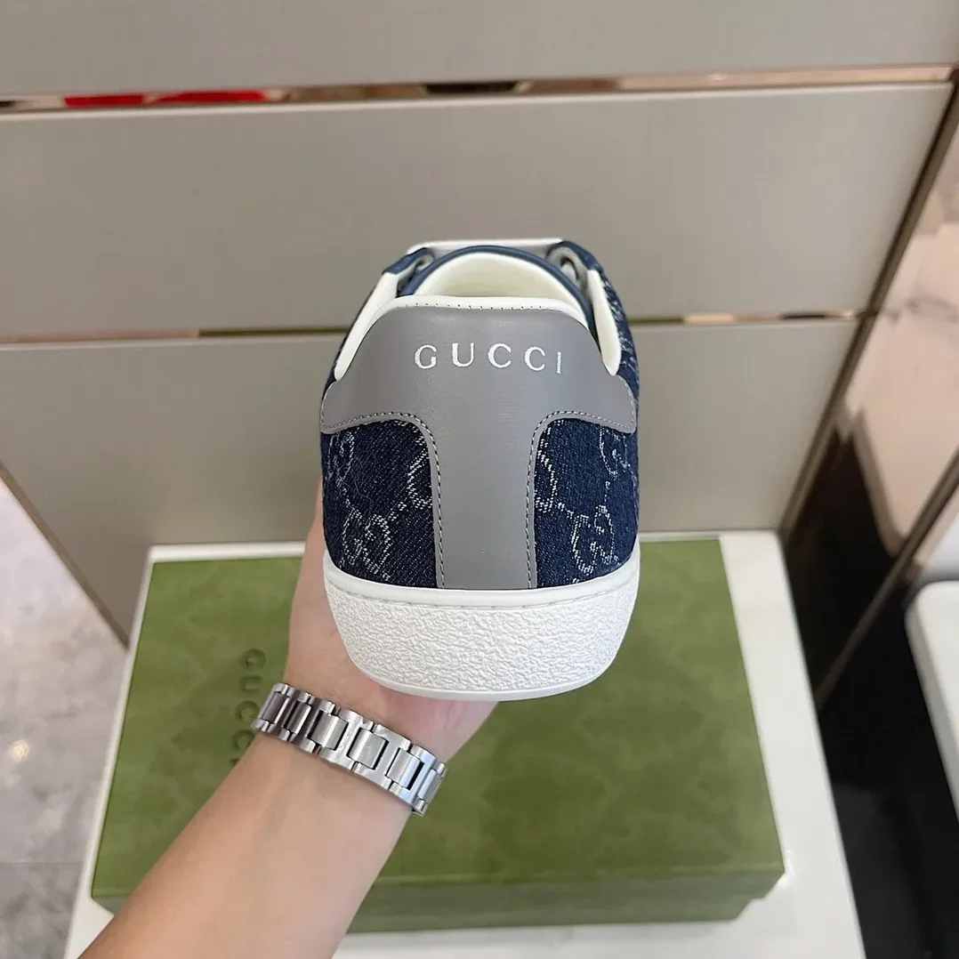 Gucci x Adidas GG Sneakers Blue for Men