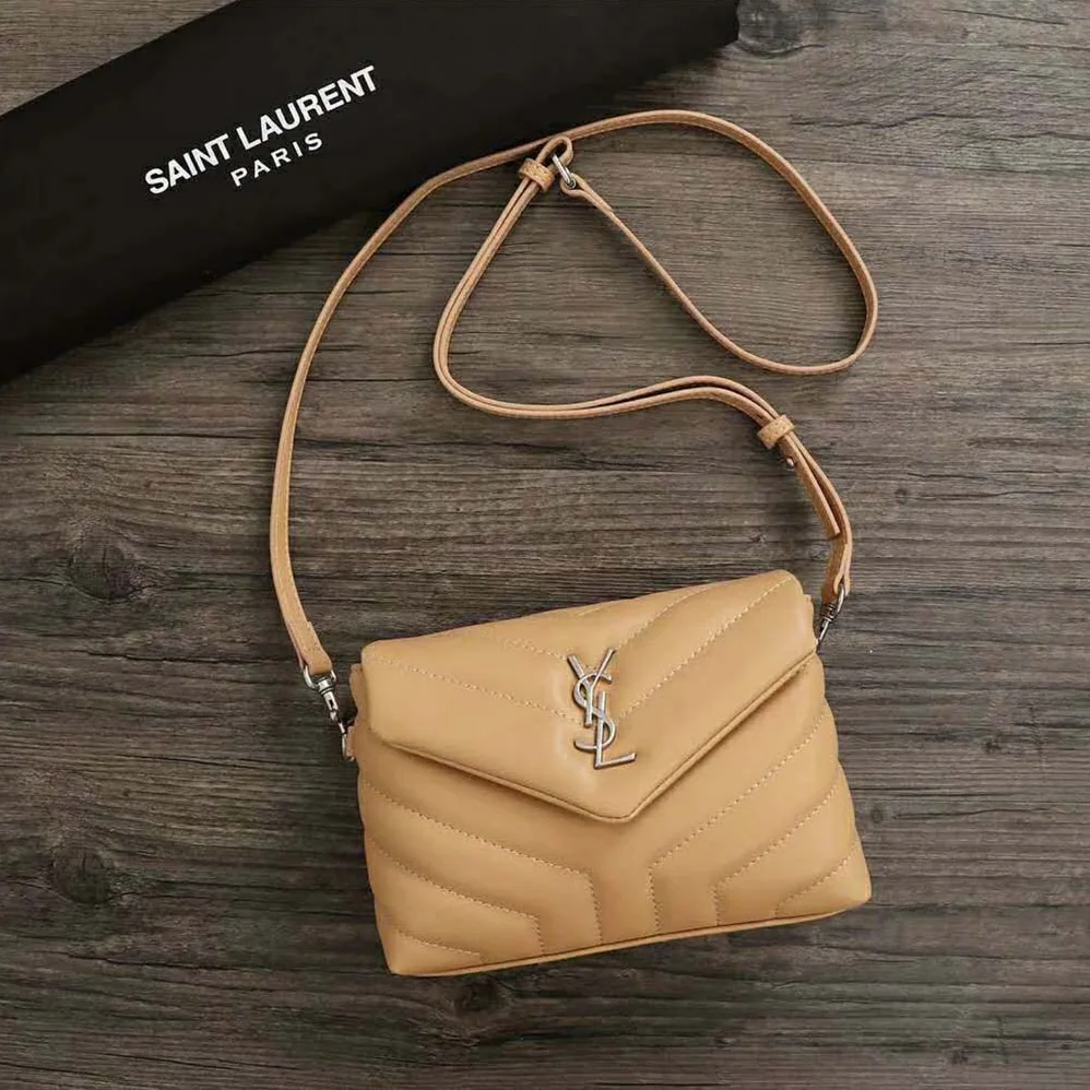 Saint Laurent YSL Loulou Small Matelasse Y Leather for Women in Sandy Saint Laurent YSL Loulou Small Matelasse Y Leather for Women in Sandy