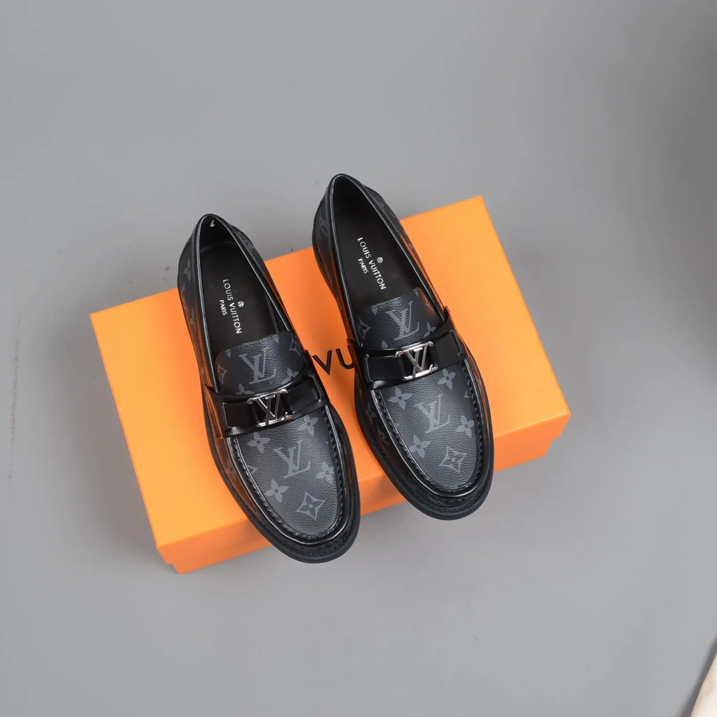 Louis Vuitton Monte Carlo Mocassin in Black Monogram Canvas Louis Vuitton Monte Carlo Mocassin in Black Monogram Canvas