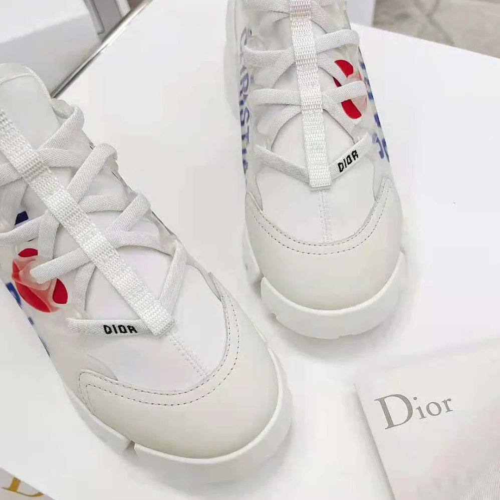 Dior D-connect Sneaker White J Adior Paris Technical Fabric for Women
