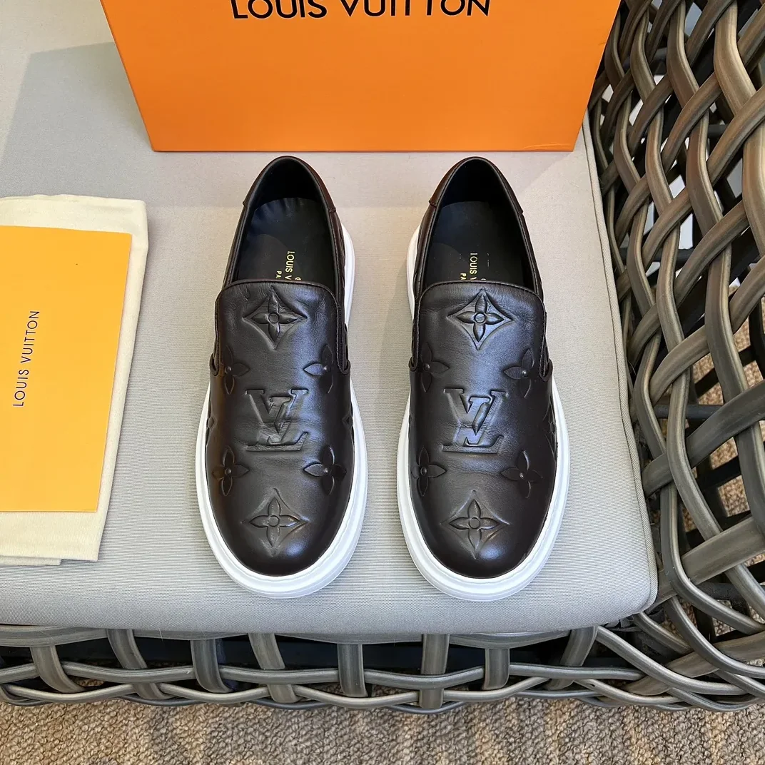 Louis Vuitton Beverly Hills Slip On Brown Louis Vuitton Beverly Hills Slip On Brown