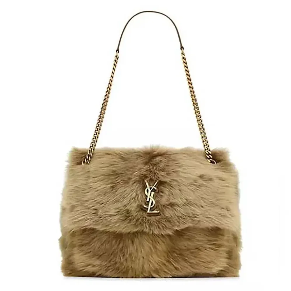 Saint Laurent YSL Niki Large Bag in Shearling for Women