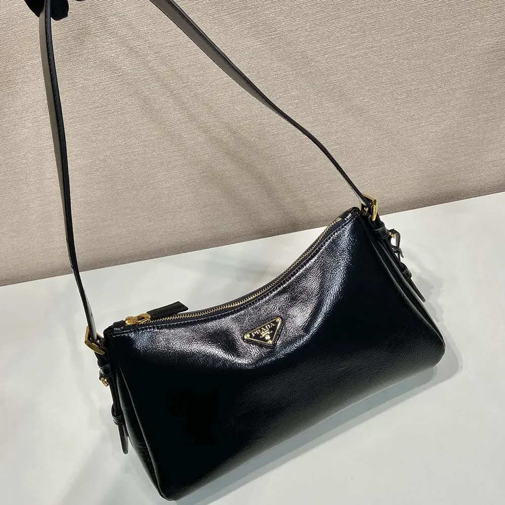 Prada Aimée Medium Naplak Leather Shoulder Bag for Women Prada Aimée Medium Naplak Leather Shoulder Bag for Women