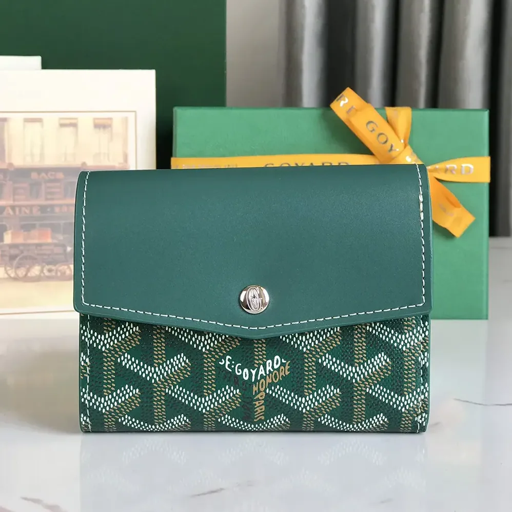 Goyard Saint Gabrie Wallet for Unisex in Green Goyard Saint Gabrie Wallet for Unisex in Green
