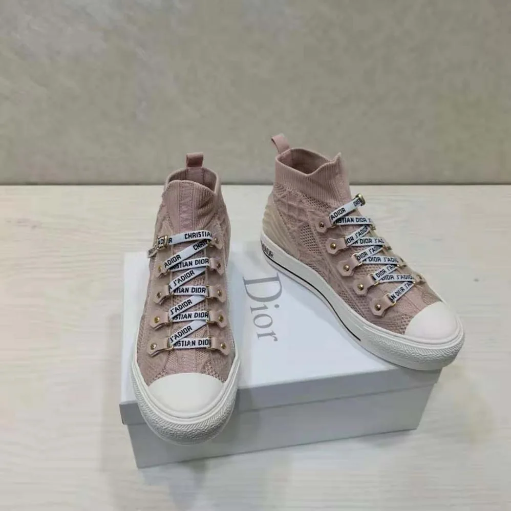 Dior Walk'n'dior Sneaker Pink Cannage Technical Mesh for Women