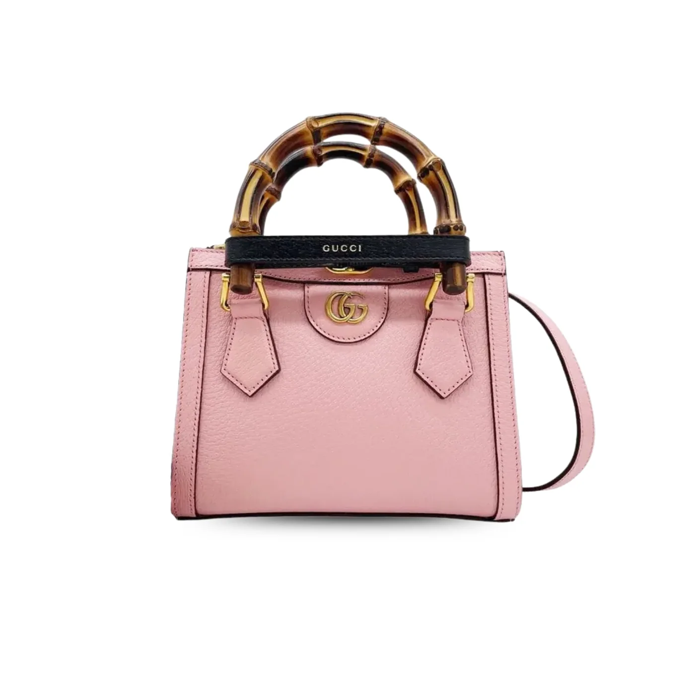 Gucci Diana Mini Tote Bag in Pink Gold Hardware