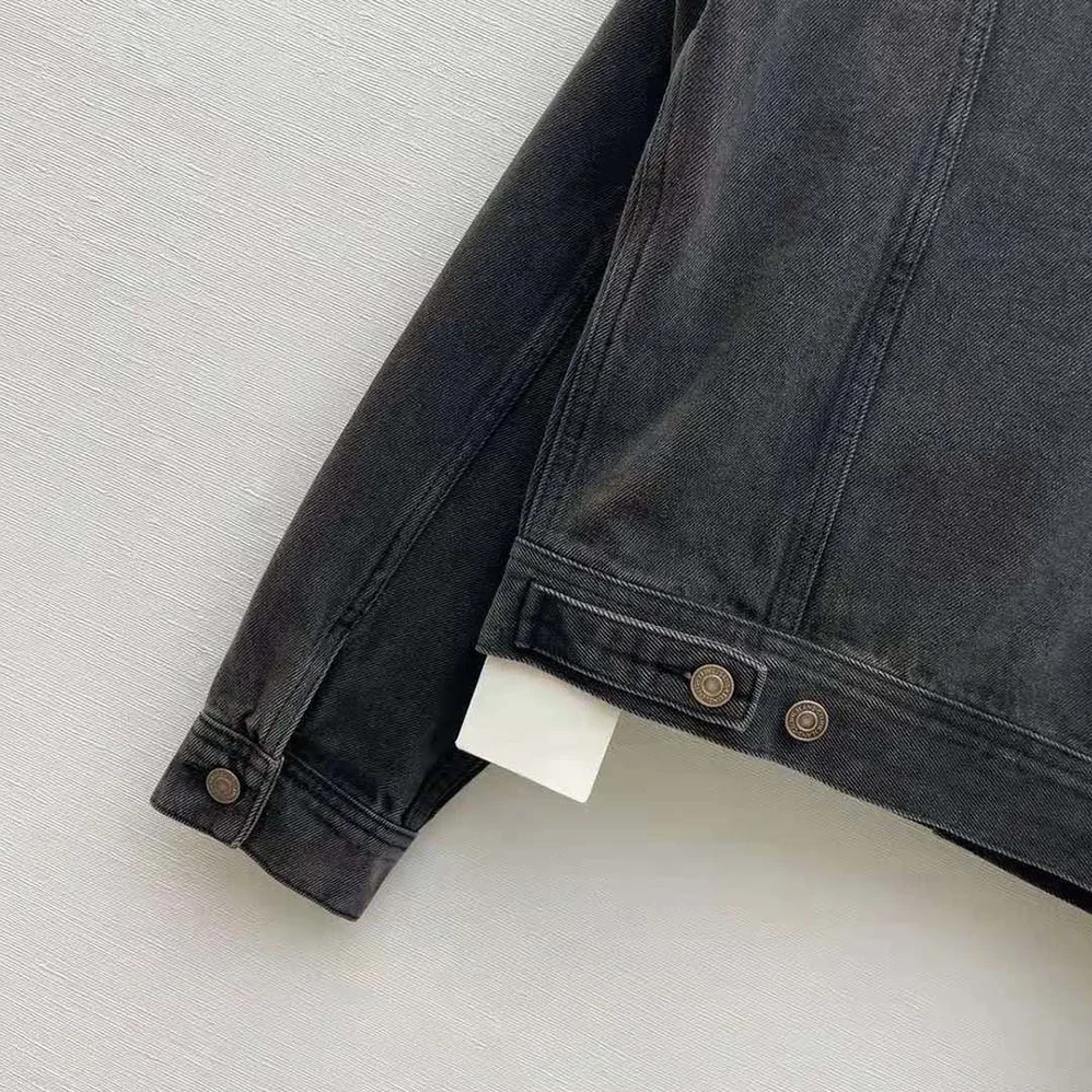 Celine Trucker Jacket in Charcoal Wash Denim for Men Celine Trucker Jacket in Charcoal Wash Denim for Men