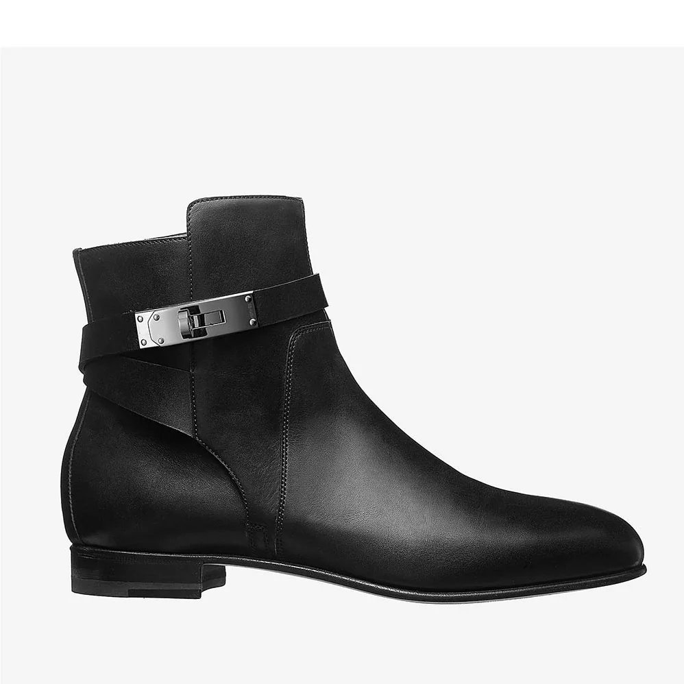 Hermes Shoes Neo Ankle Boot for Women in Black Hermes Shoes Neo Ankle Boot for Women in Black