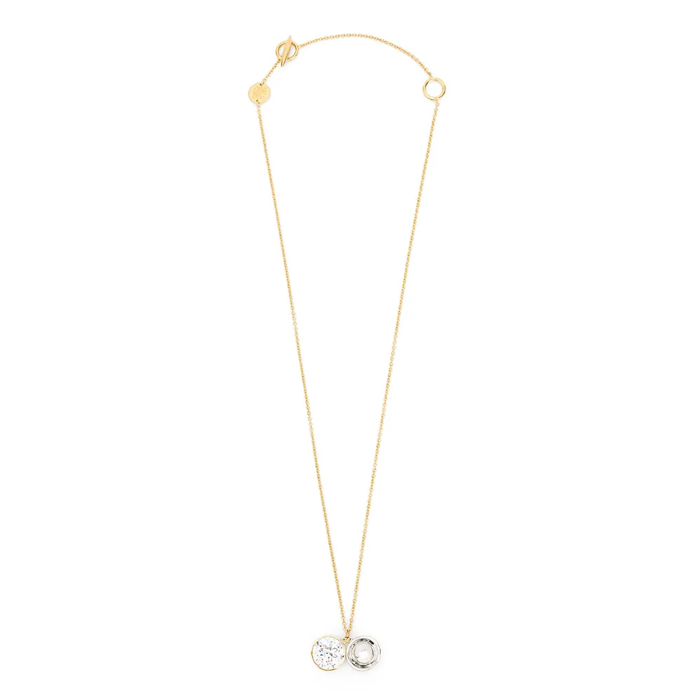 Loewe Sphere Pendant in Crystal and Metal for Women Loewe Sphere Pendant in Crystal and Metal for Women