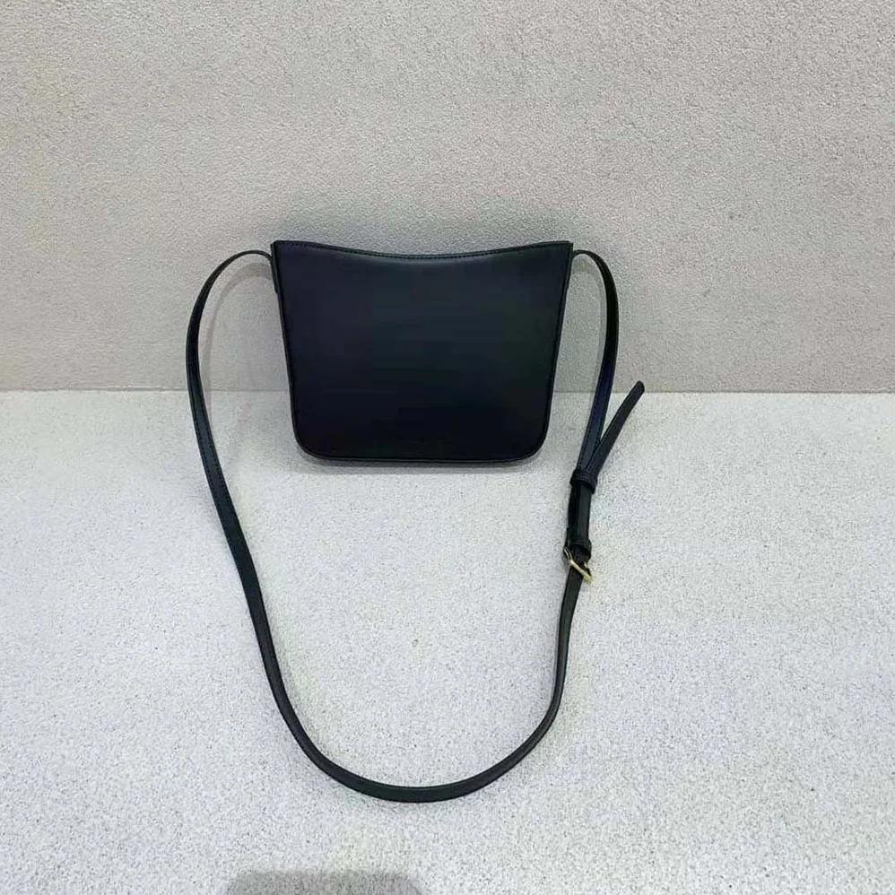 Celine Medium Celine Croque Bag in Shiny Calfskin for Women in Black Celine Medium Celine Croque Bag in Shiny Calfskin for Women in Black