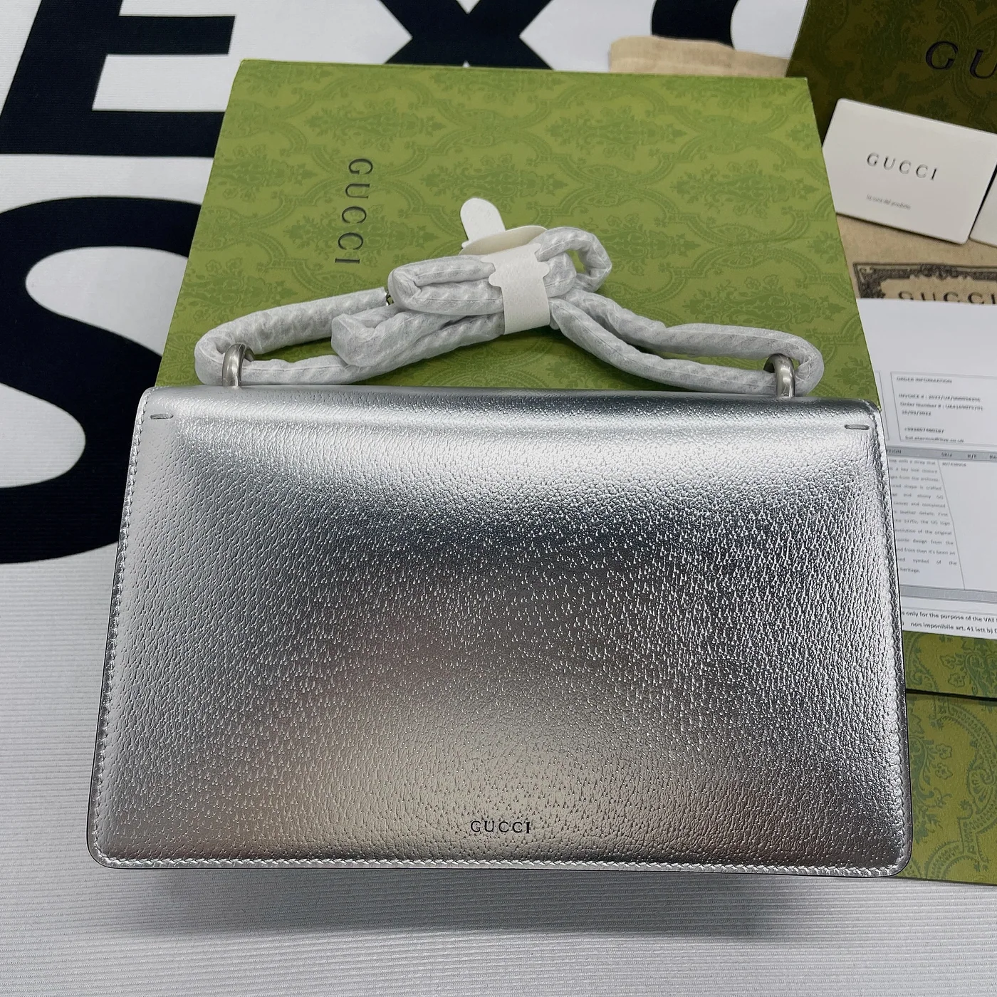 Gucci Dionysus Small Shoulder Bag in Silver Palladium Hardware Gucci Dionysus Small Shoulder Bag in Silver Palladium Hardware