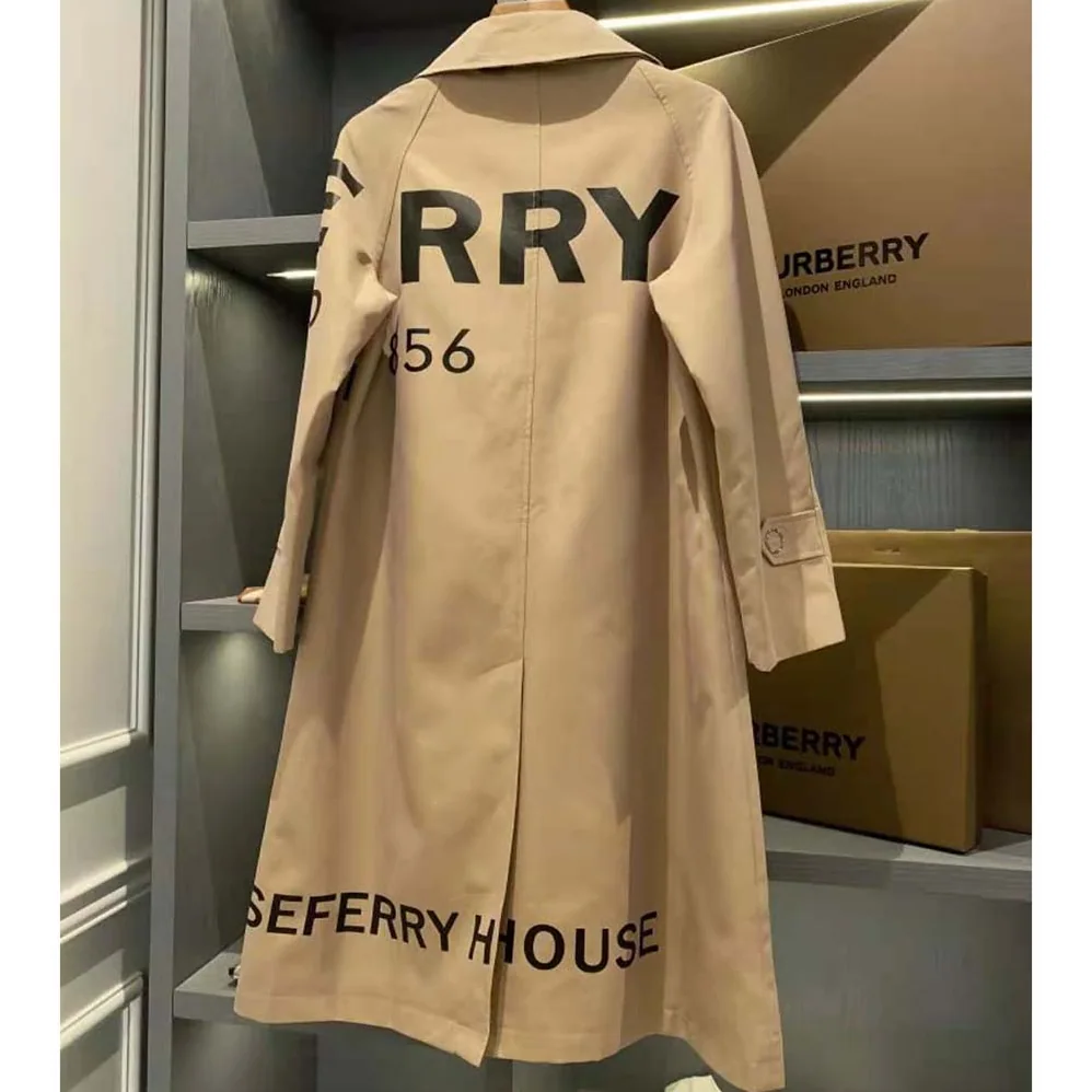 Burberry Horseferry Print Cotton Gabardine Car Coat for Women Burberry Horseferry Print Cotton Gabardine Car Coat for Women