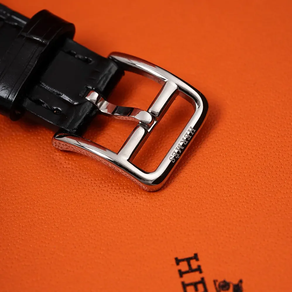 Hermes Heure H Watch Mini Model 21 mm for Women in Silver