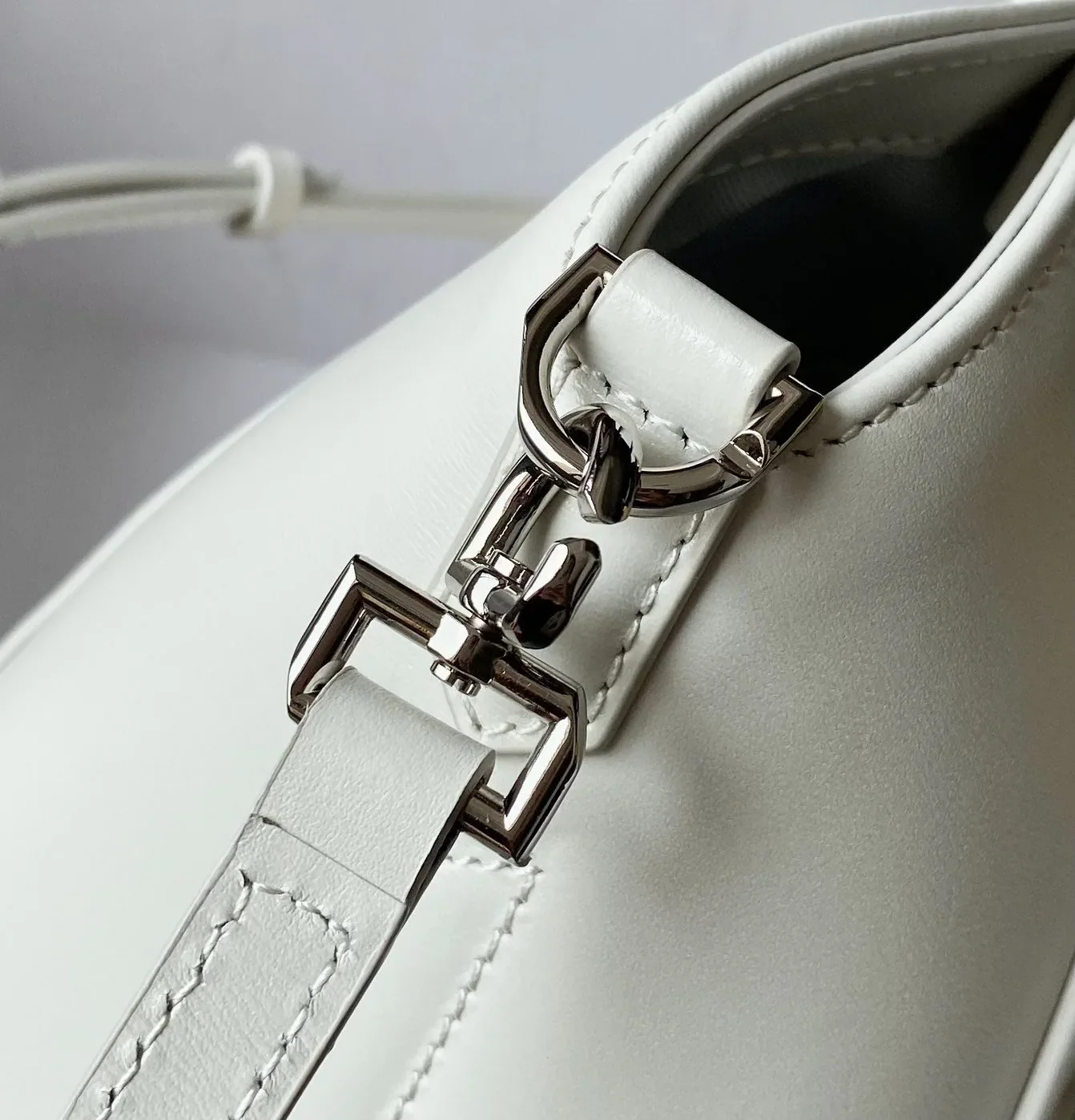 Givenchy Mini Antigona Lock Bag Ivory