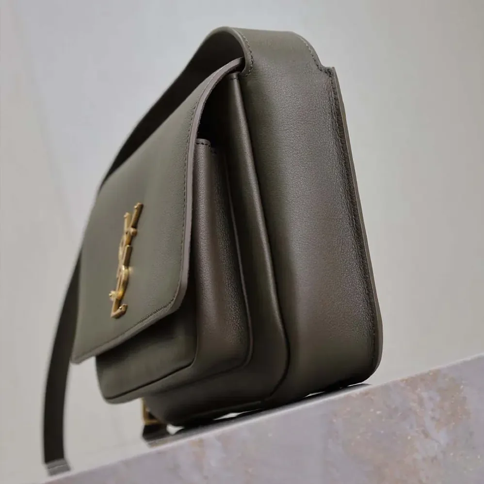 Saint Laurent YSL Niki Satchel In Leather for Women in Dark Green Saint Laurent YSL Niki Satchel In Leather for Women in Dark Green
