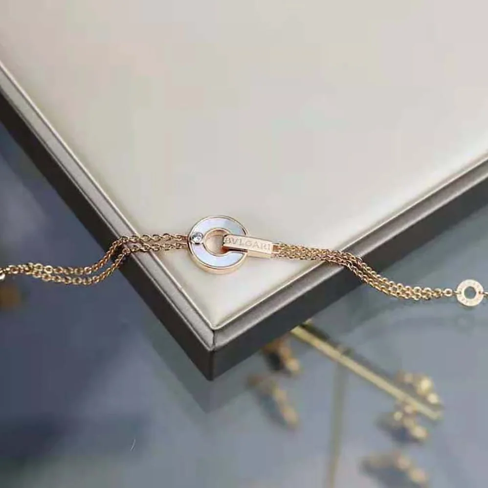 Bvlgari Bvlgari Bracelet 18 KT Rose Gold Bracelet for Women Bvlgari Bvlgari Bracelet 18 KT Rose Gold Bracelet for Women