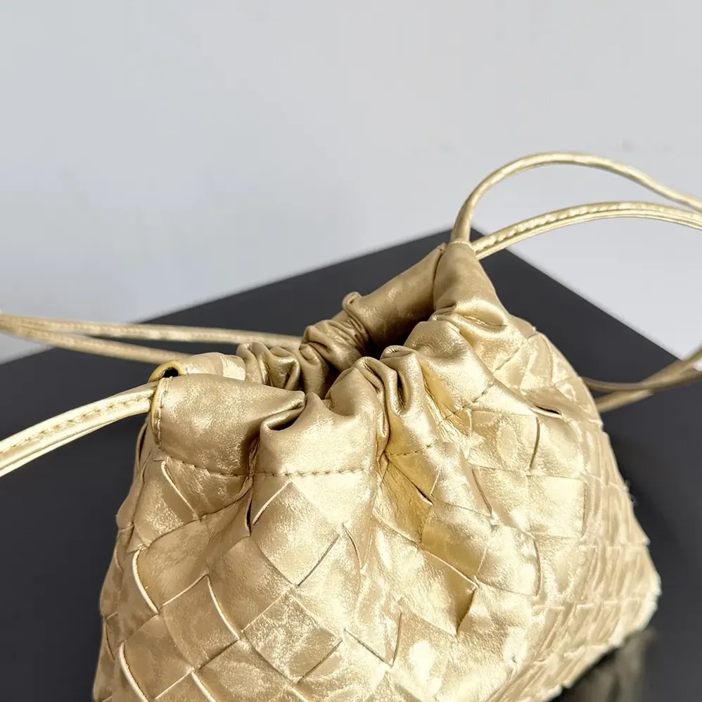 Bottega Veneta Small Dustbag for Women in Gold