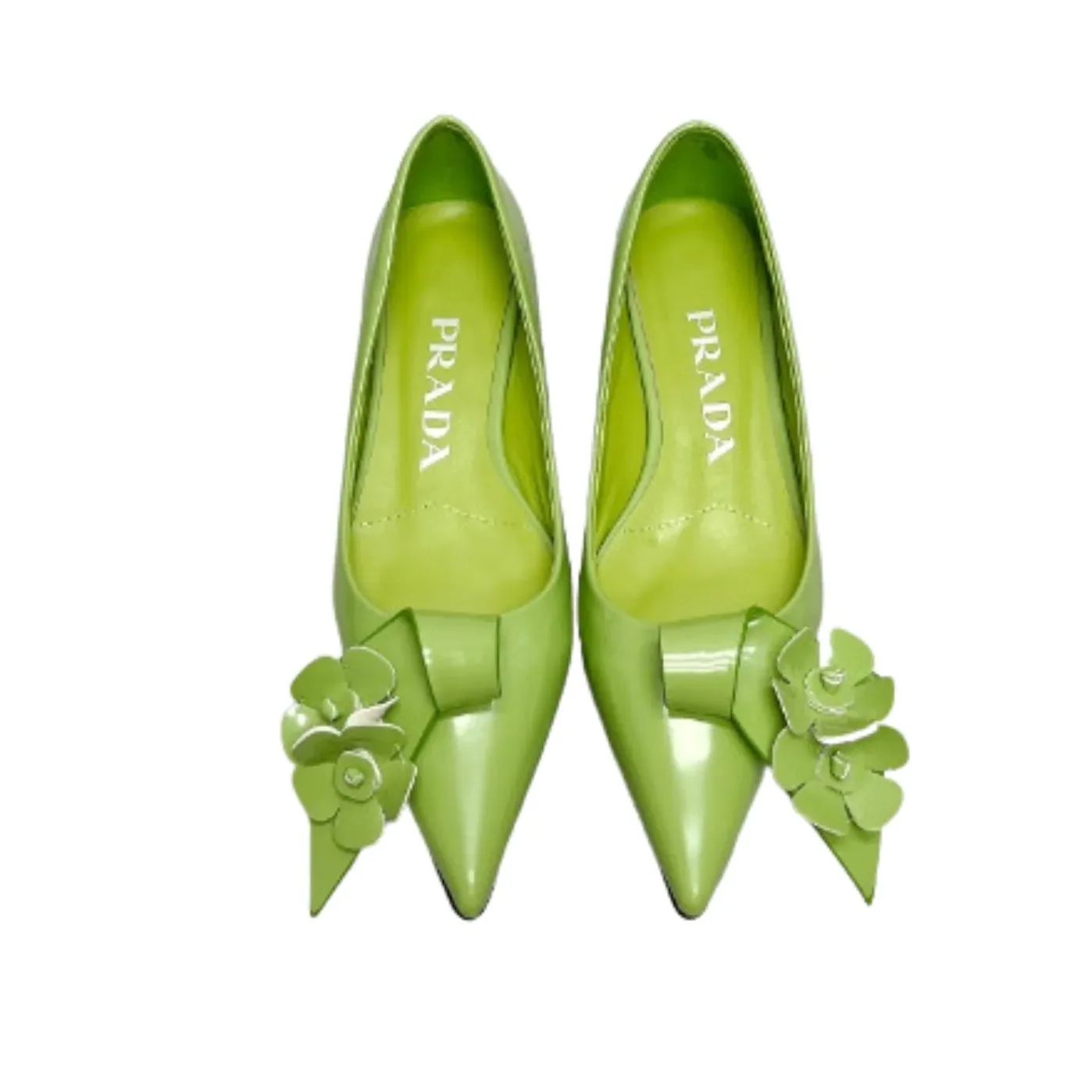 Prada Patent Pumps Green Prada Patent Pumps Green