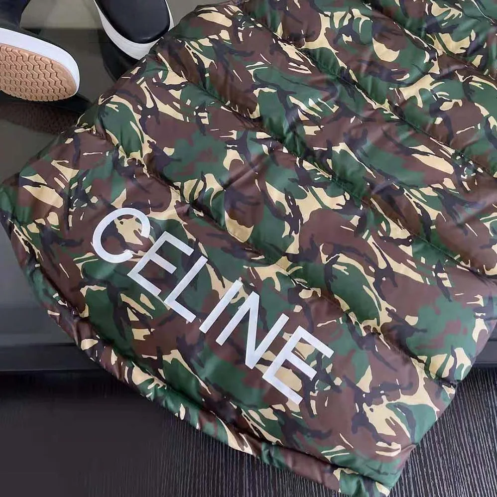 Celine Loose Jacket in Printed Nnylon for Women