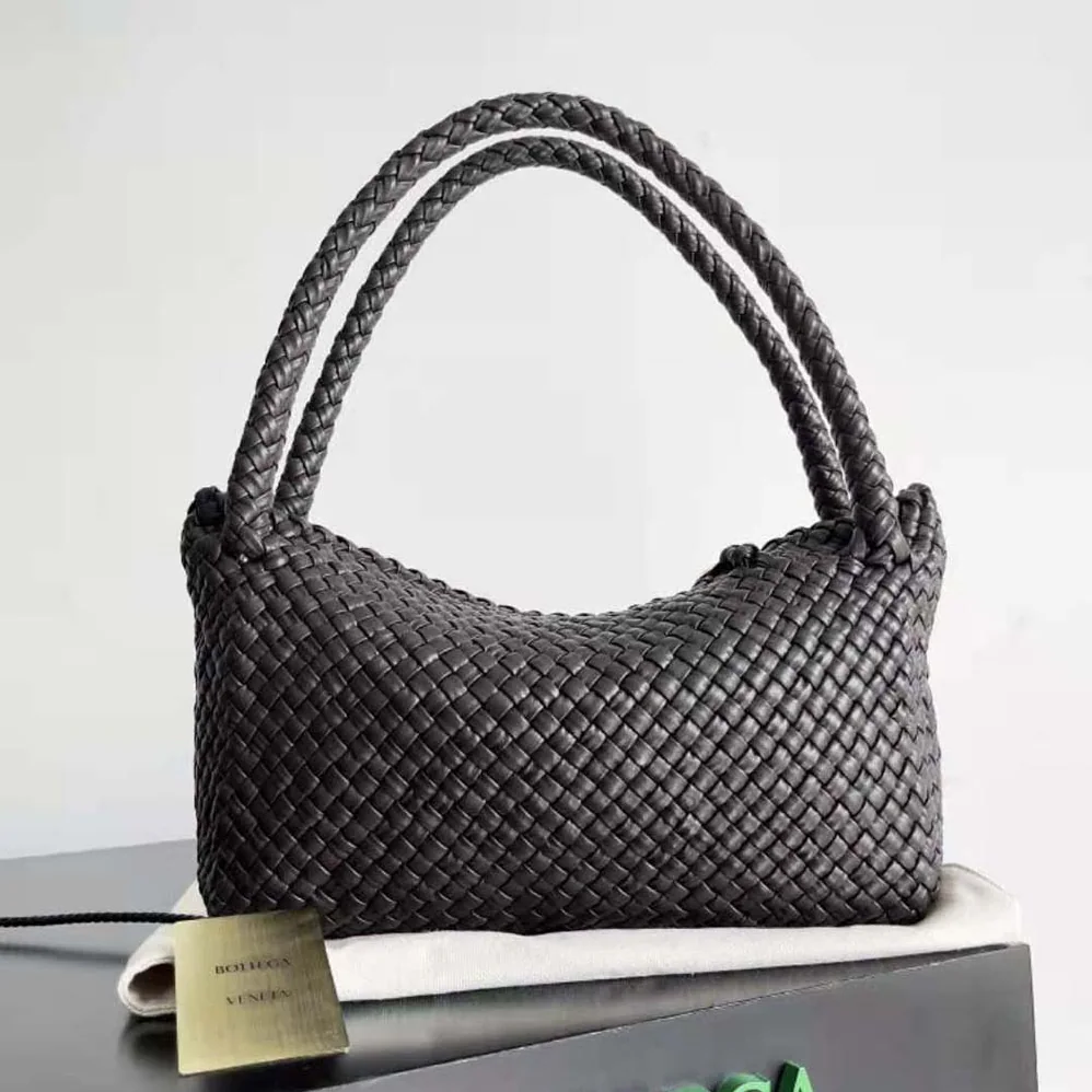 Bottega Veneta Tosca Shoulder Bag with Metallic Sphere Closure Woven for Women in Tan Bottega Veneta Tosca Shoulder Bag with Metallic Sphere Closure Woven for Women in Tan