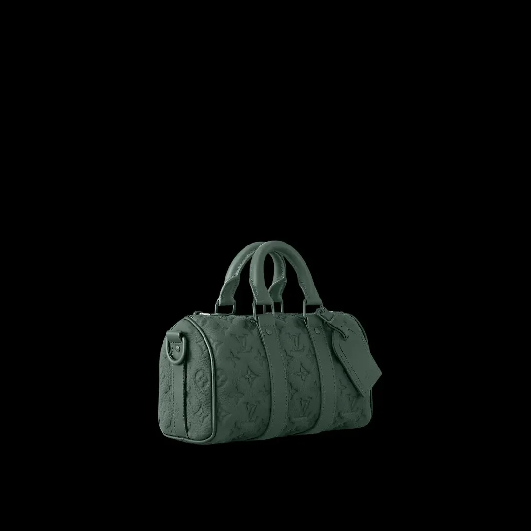Louis Vuitton Keepall Bandouliere 25 Travel Bag in Green Green Hardware Louis Vuitton Keepall Bandouliere 25 Travel Bag in Green Green Hardware
