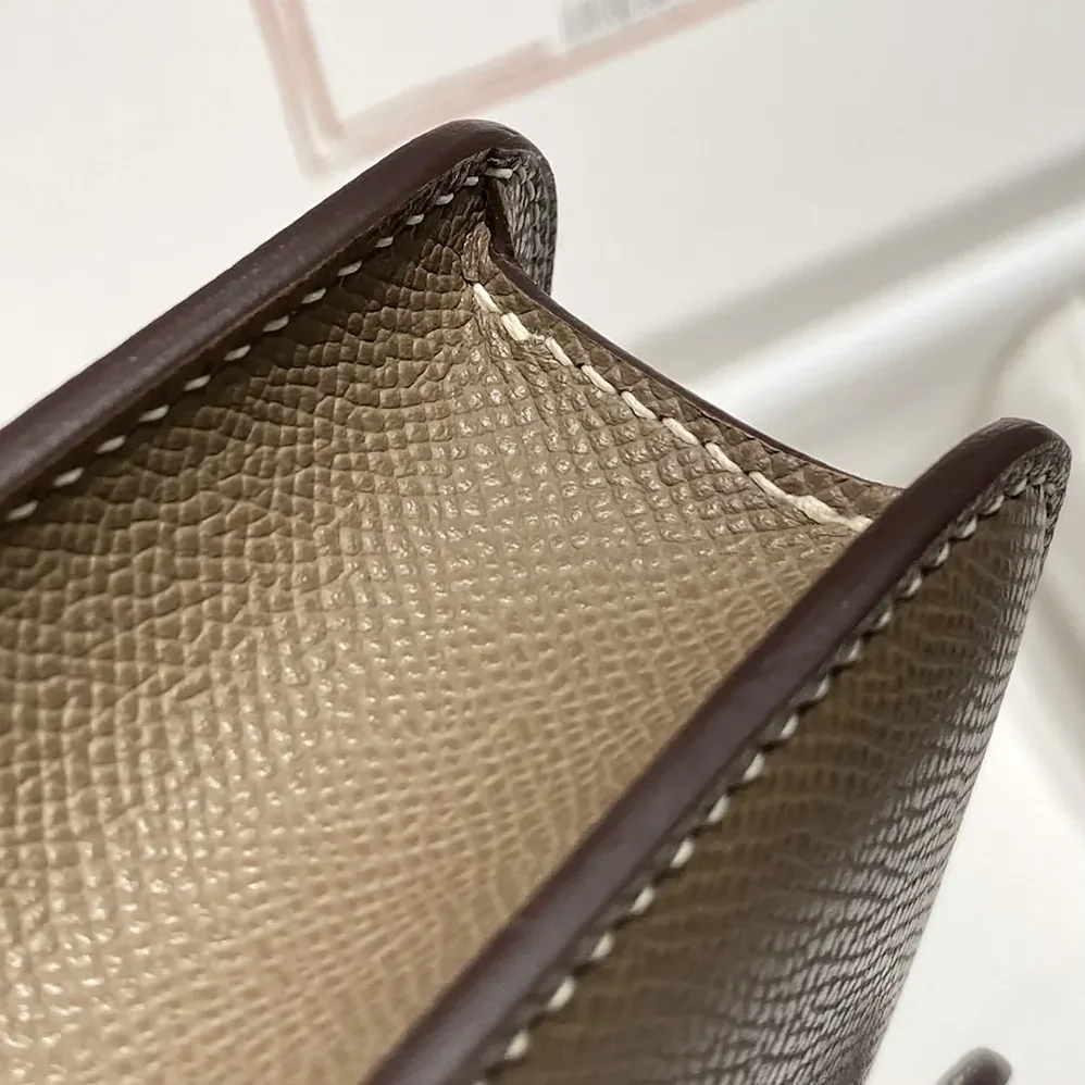 Hermes Constance Elan Epsom Silver for Women in Gray