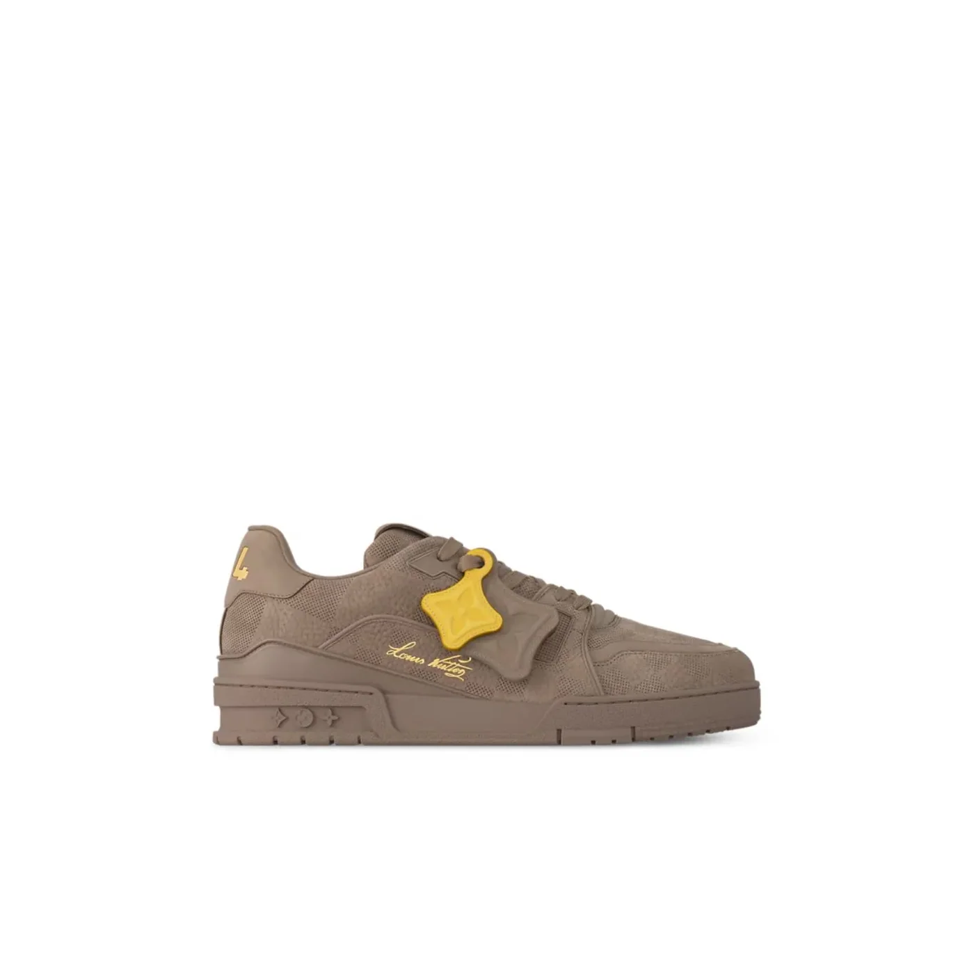 Louis Vuitton Trainer Sneaker Taupe Brown - 1AH618 Louis Vuitton Trainer Sneaker Taupe Brown - 1AH618
