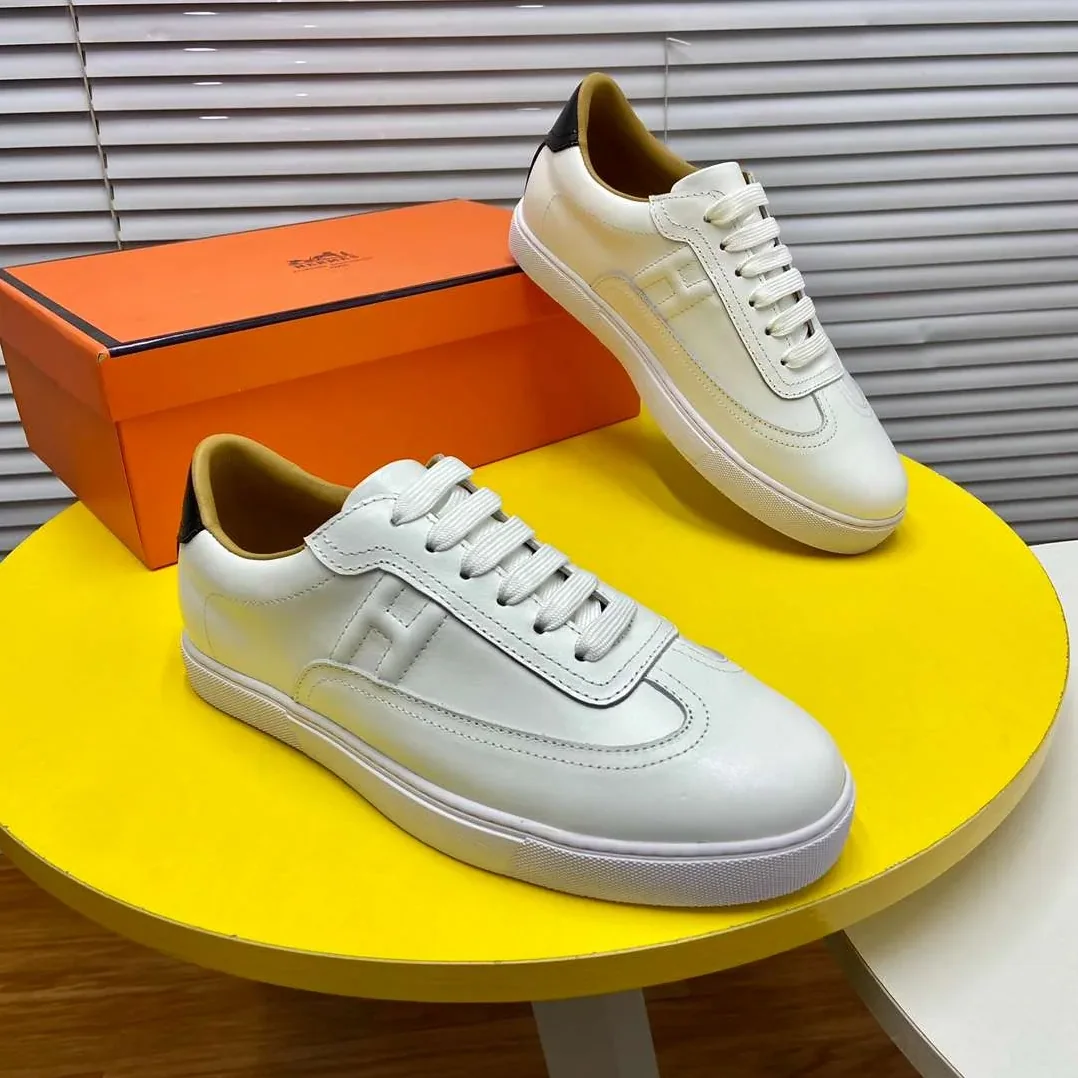 Hermes Quicker Sneaker White Hermes Quicker Sneaker White