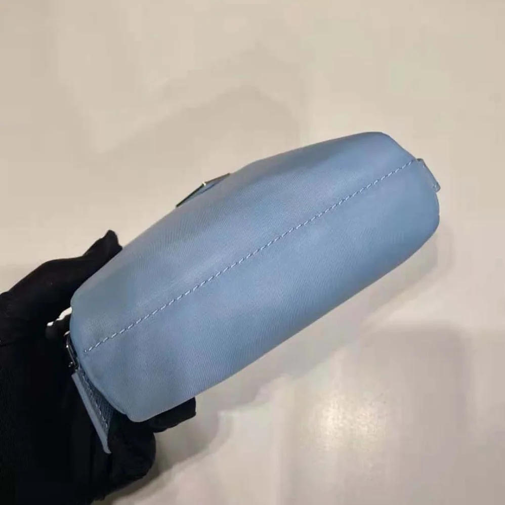 Prada Small Re-Nylon Wallet for Women in Blue