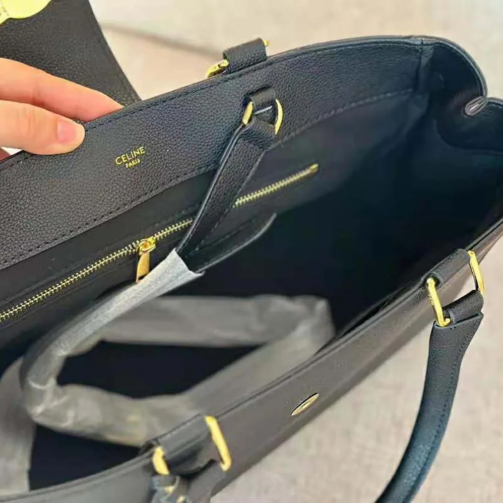 Celine Medium Appoline Bag in Supple Calfskin for Women in Black