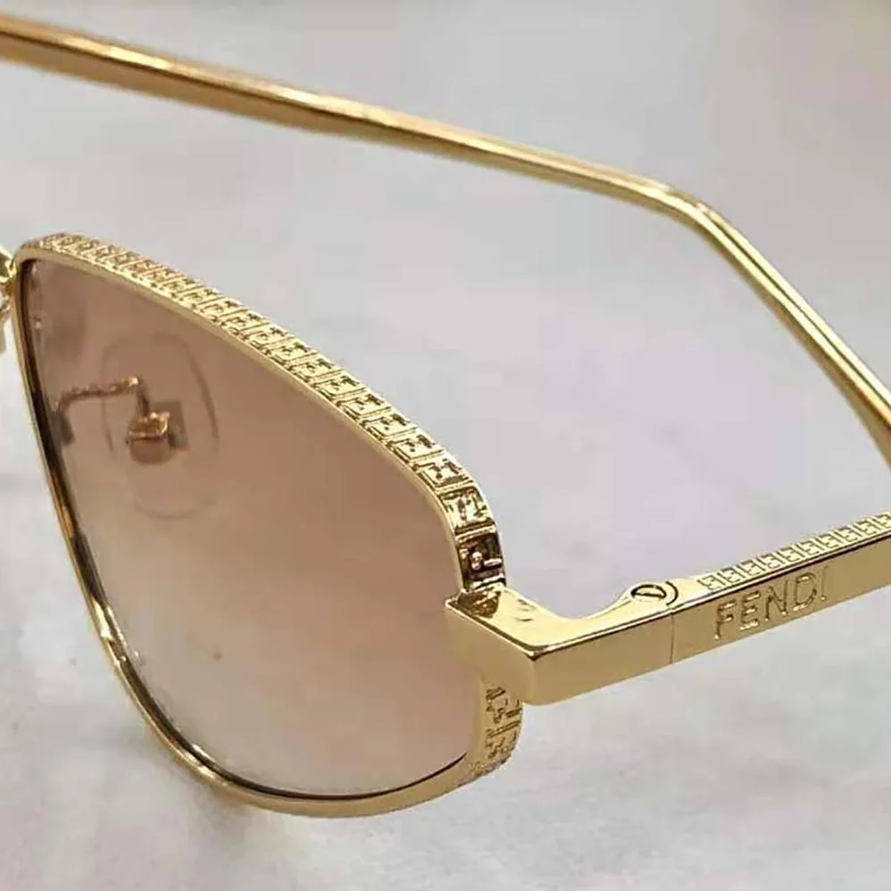 Fendi FF Sunglasses with Brown Lenses for Women Fendi FF Sunglasses with Brown Lenses for Women