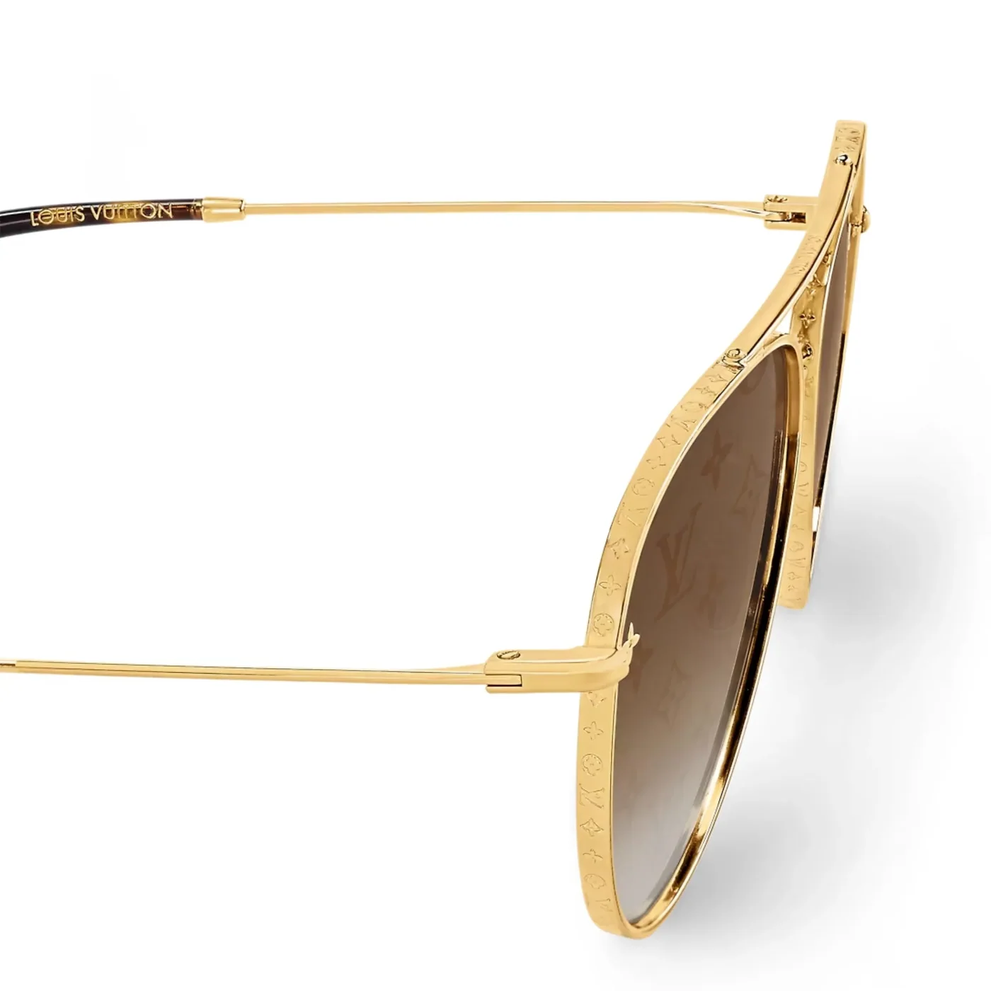 Louis Vuitton The LV Pilot Sunglasses Gold Louis Vuitton The LV Pilot Sunglasses Gold