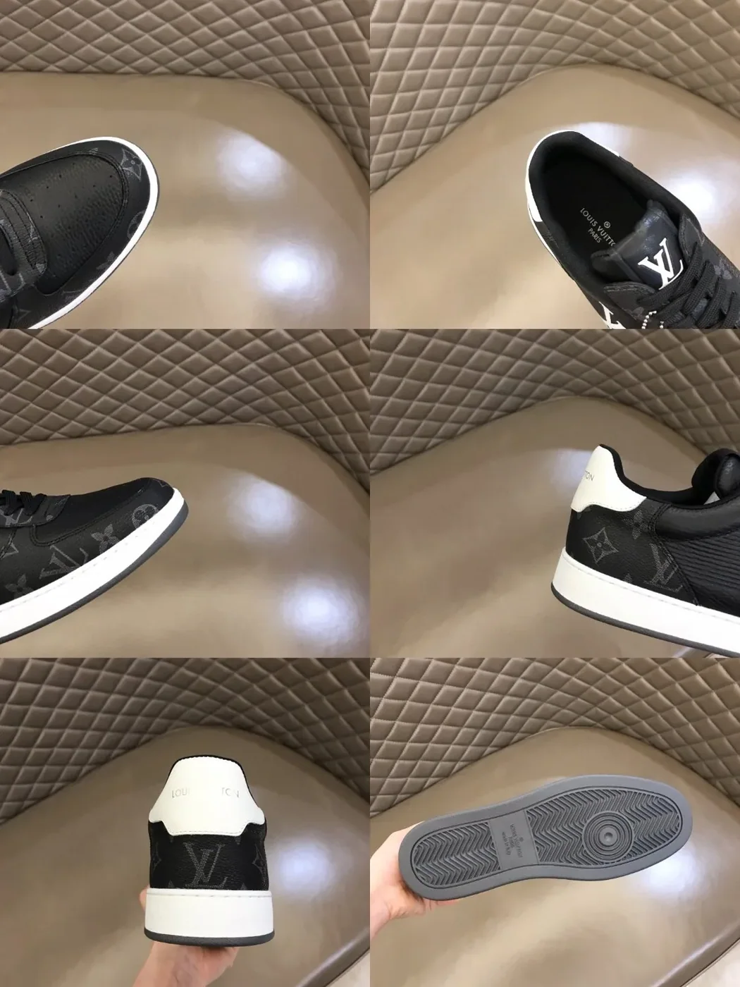 Louis Vuitton Rivoli Sneaker Monogram Canvas Black