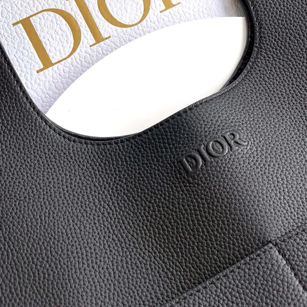 Dior Privé Tote Bag Black Dior Icons Calfskin for Unisex