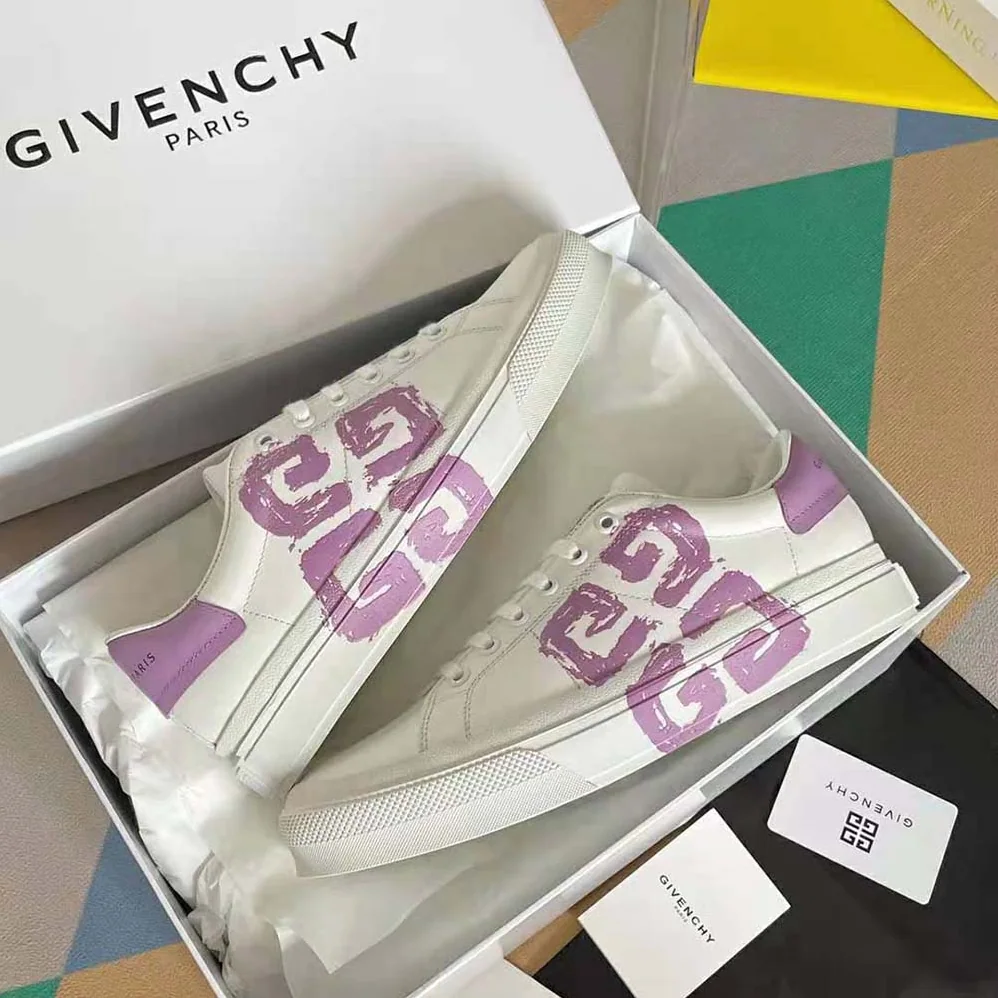 Givenchy Sneakers City Sport in 4G Printed Leather for Unisex in Purple Givenchy Sneakers City Sport in 4G Printed Leather for Unisex in Purple