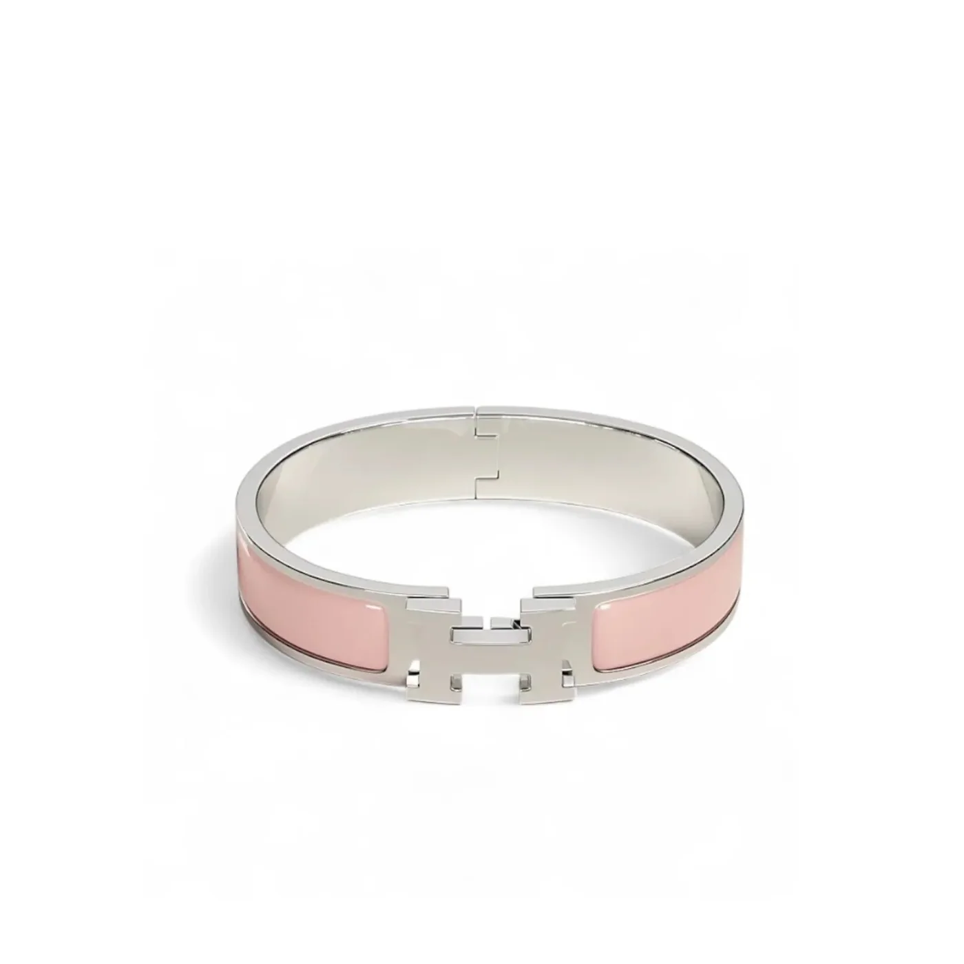 Hermes Clic H Bracelet Rose Candeur Hermes Clic H Bracelet Rose Candeur