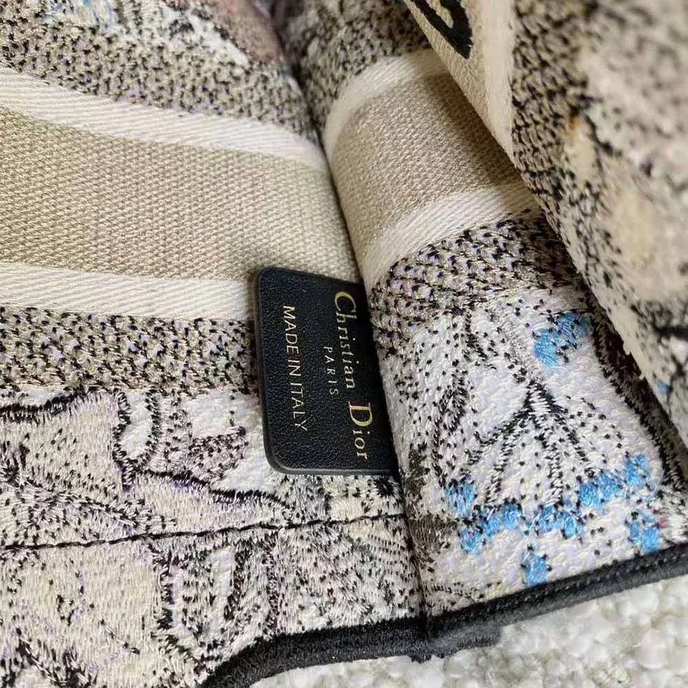 Dior Mini Dior Book Tote Multicolor Mille Fleurs Embroidery for Women Dior Mini Dior Book Tote Multicolor Mille Fleurs Embroidery for Women