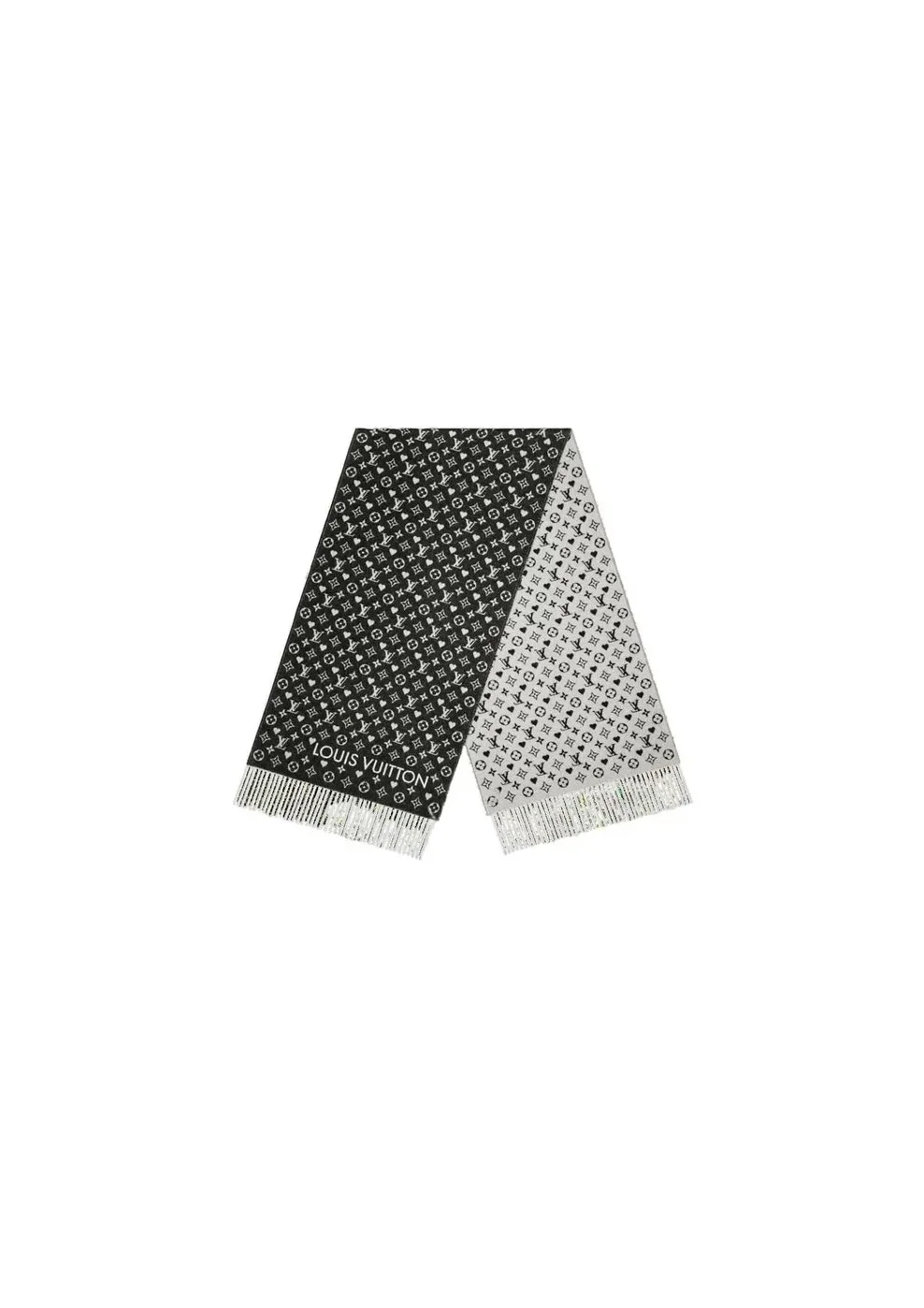 Louis Vuitton Game On Scarf Black Louis Vuitton Game On Scarf Black