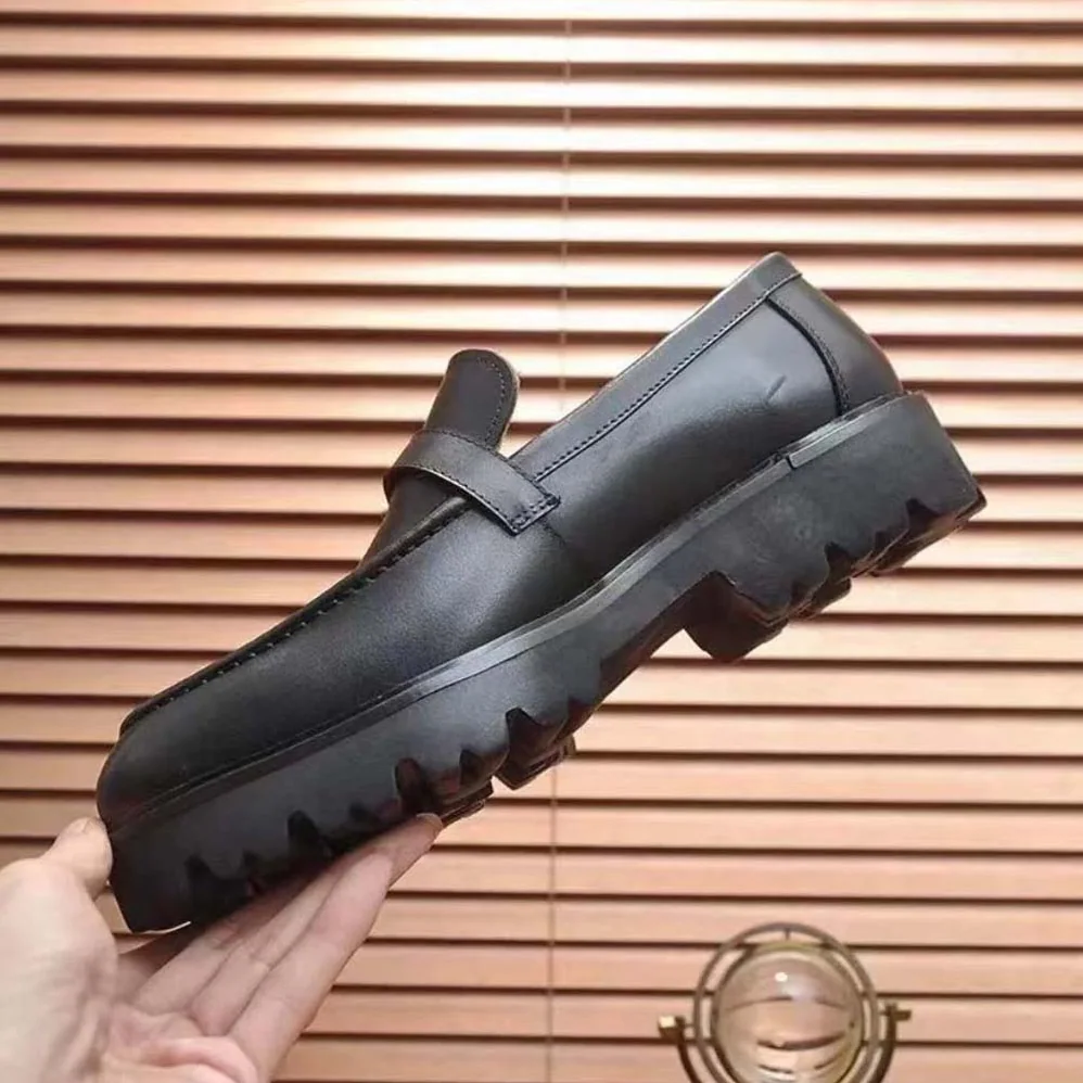 Hermes Happen Derby Shoe for Men in Black Hermes Happen Derby Shoe for Men in Black