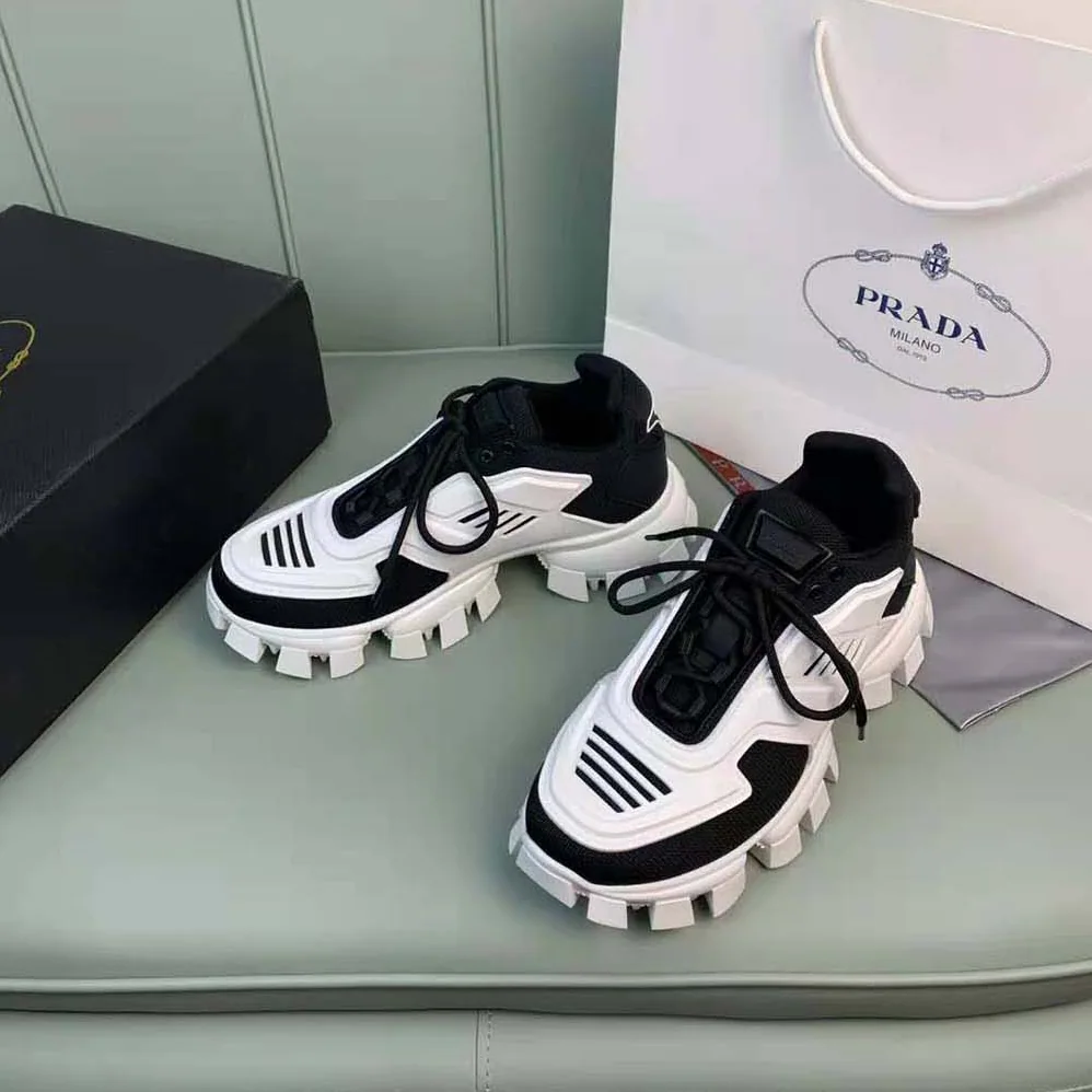 Prada Cloudbust Thunder Sneakers for Women in Black