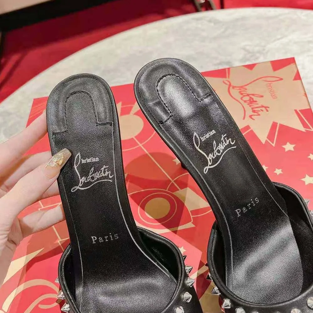 Christian Louboutin Me Dolly Spike 85 mm Sandals Nappa leather and Spikes for Women in Black