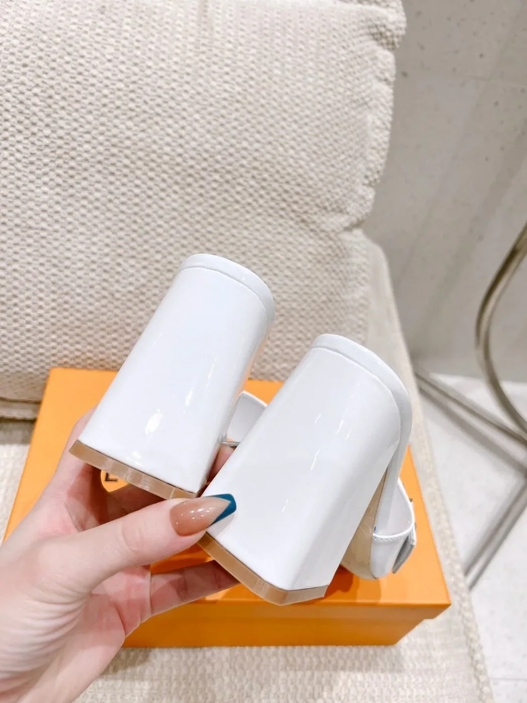 Louis Vuitton Shake Mule White Louis Vuitton Shake Mule White