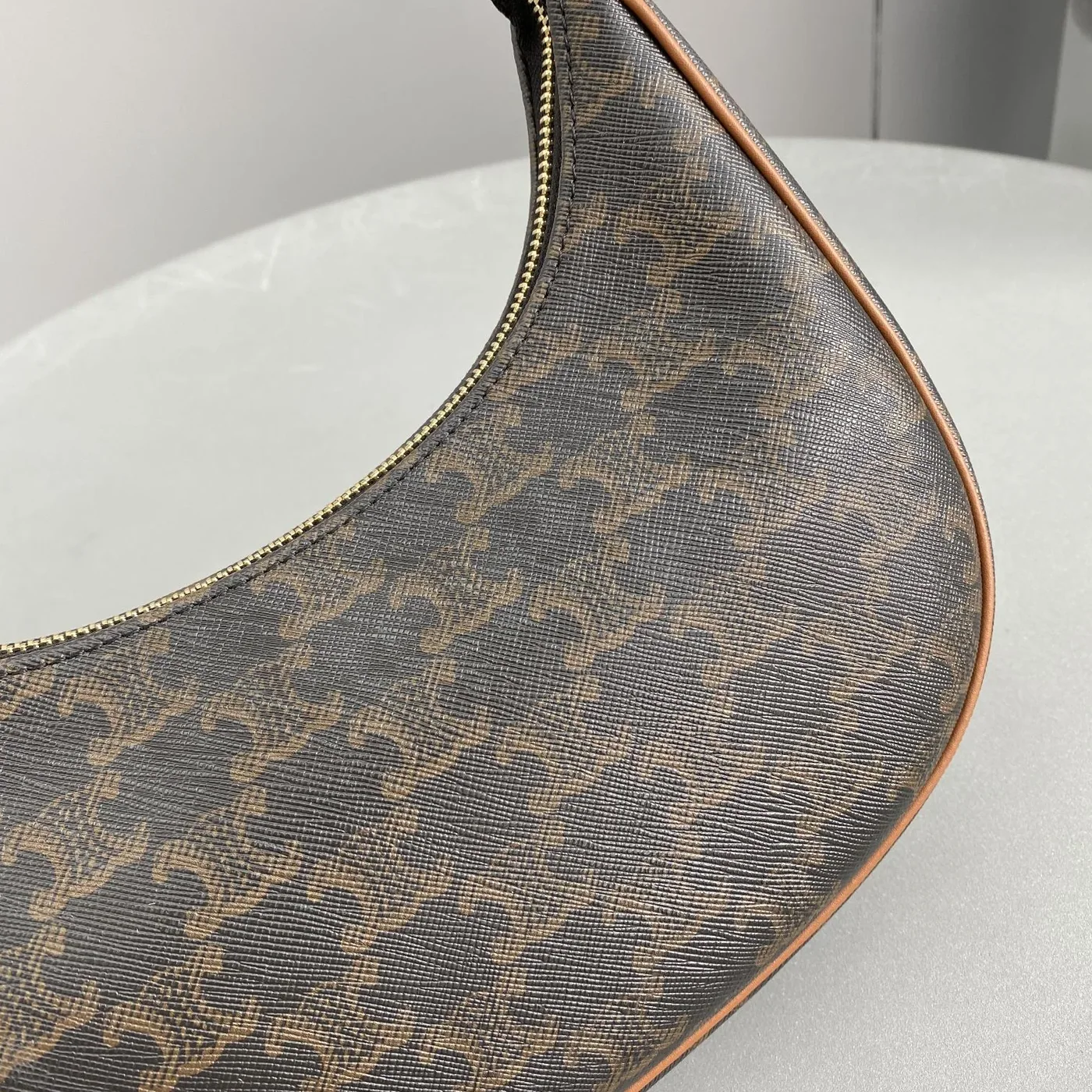 Celine Ava Bag In Triomphe Canvas Brown / .04LU Celine Ava Bag In Triomphe Canvas Brown / .04LU