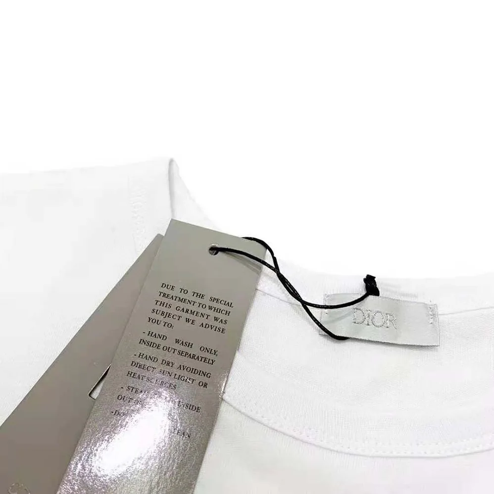 Dior Oversized Christian Dior Atelier T for Women in shirt White Cotton Jersey