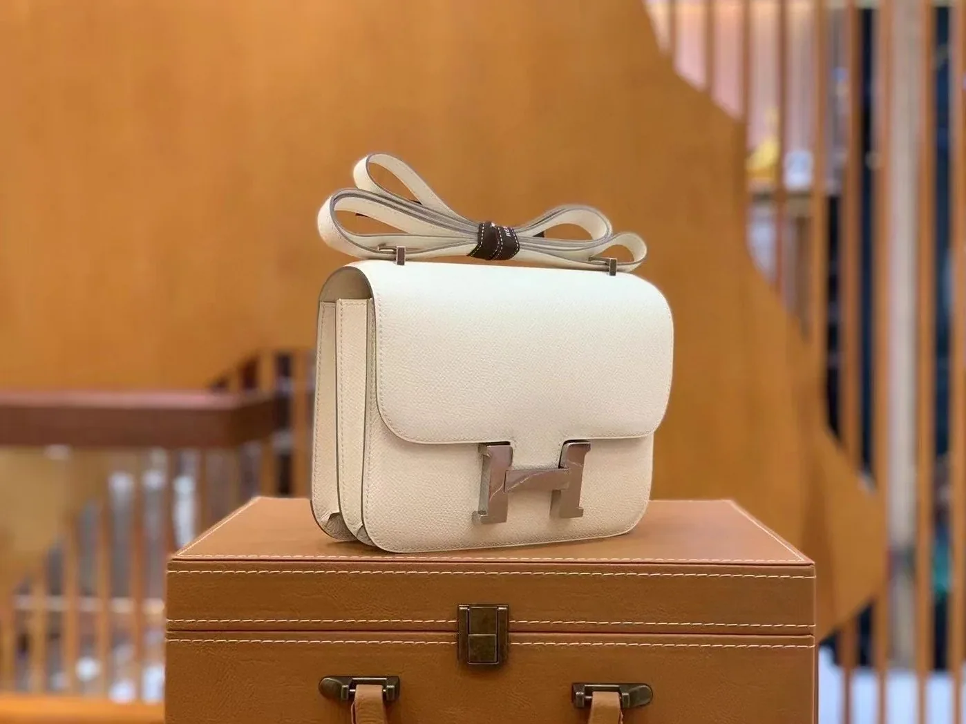 Hermes Constance 23 Epsom White Hermes Constance 23 Epsom White