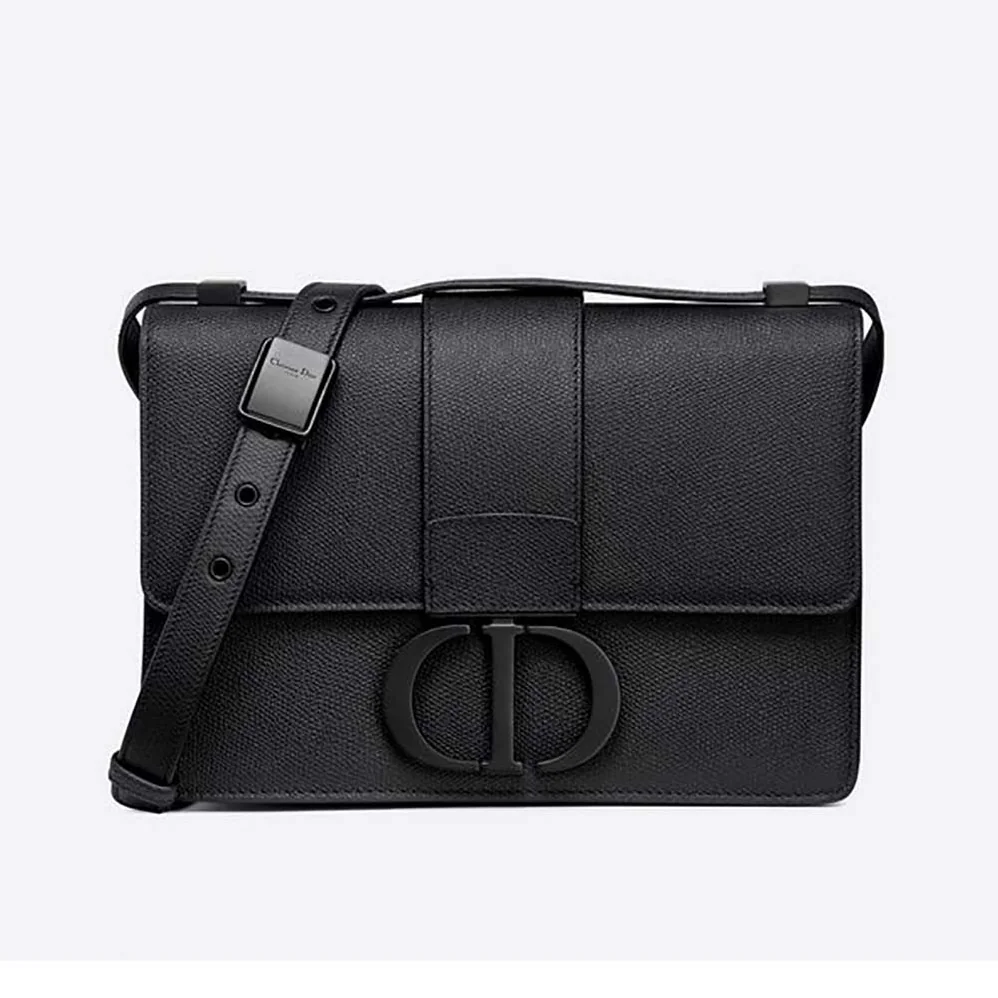 Dior 30 Montaigne Bag Black Ultramatte Grained Calfskin for Women Dior 30 Montaigne Bag Black Ultramatte Grained Calfskin for Women